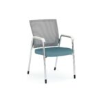Mesh Blanche, assise bleue